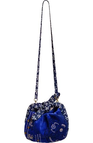 Mini Aria Velvet Top Handle Bag