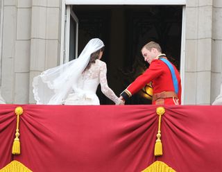 Kate Middleton at her royal wedding in 2011