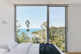 Wye River House, bedroom looking out