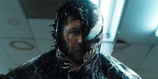 Venom showing Eddie Brock beneath