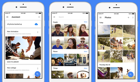 Use the Google Photos apps for iOS and Android to upload photos from mobile devices.