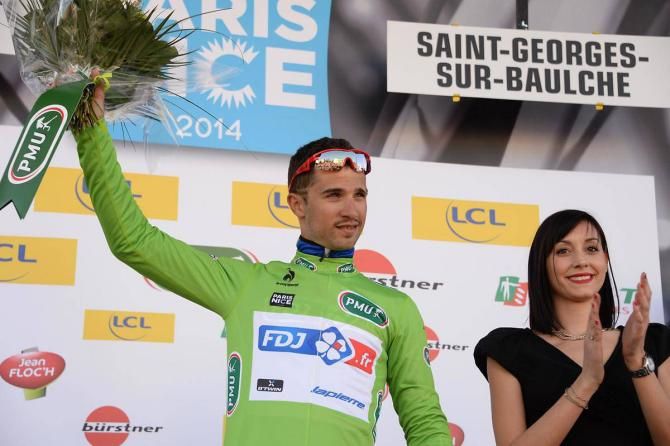 Nacer Bouhanni (FDJ) leads the points classification