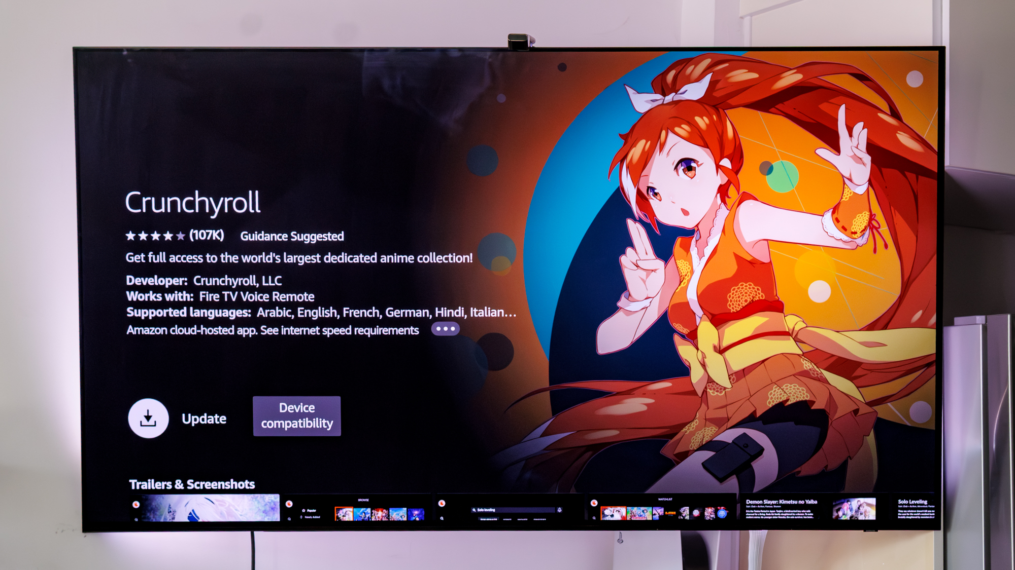 Wall mounted TV streaming with Amazon Fire TV Stick 4K Select