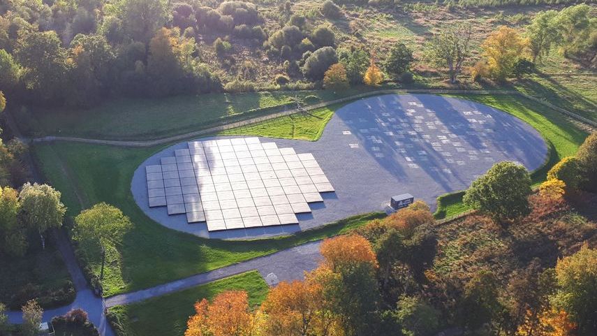 A view of the LOFAR station at Birr Castle in Ireland, which has been listening for alien radio signals.