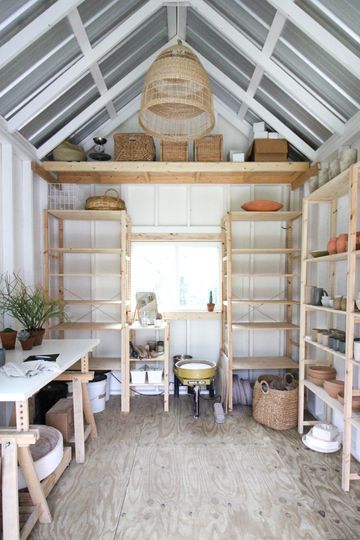 Backyard office: how ceramicist Megan Leihgeber learned to build her ...