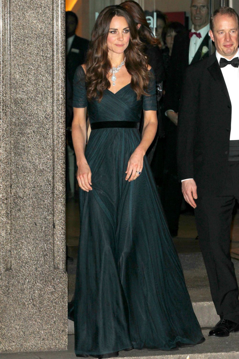 Kate Middleton repeats her Jenny Packham dress at the Portrait Gala 2014.