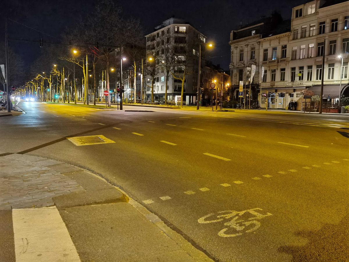 Al verkiezen wij deze foto zonder nachtmodus