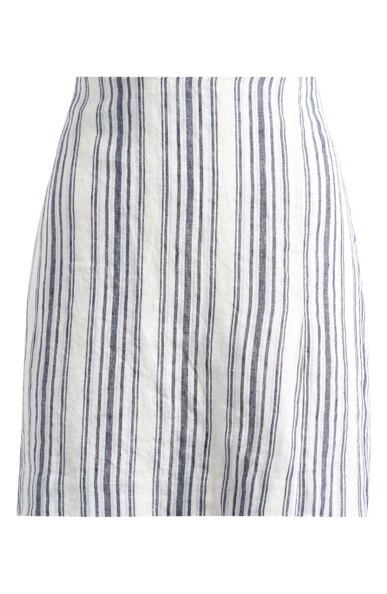 Stripe Linen Skirt