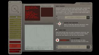 The tutorial screen for Quadradius