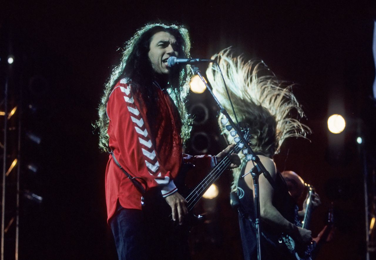 Slayer live on stage at Roskilde 1998