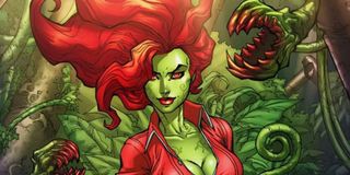 Poison Ivy and her plants in DC Comics