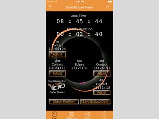 Solar Eclipse Timer (Android, iOS: $1.99)