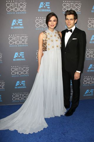 Keira Knightley & James Righton At The Critics' Choice Awards 2015