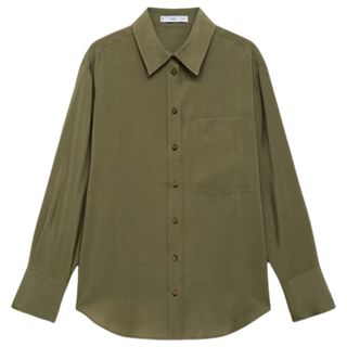 Mango Pocket modal shirt