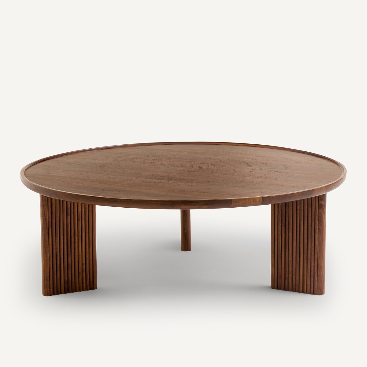 Diagil Round Walnut Coffee Table