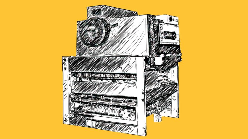 Line drawing of Kodak prototype of first-ever digital camera