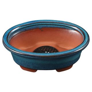 Simple Glazed Plant Pot Ceramic Succulent Flower Pot Home Bonsai Container