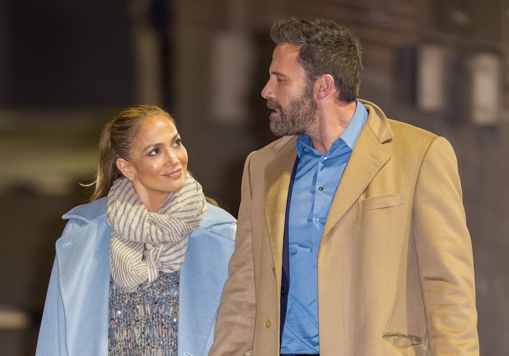 Jennifer Lopez and Ben Affleck are seen at “Jimmy Kimmel Live&quot;