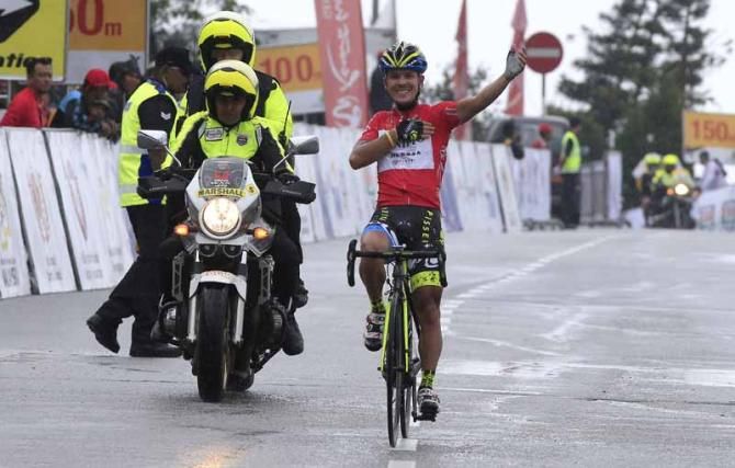 Julian Moreno Arredondo (Nippo - De Rosa) wins stage 5 of the Tour de Langkawi