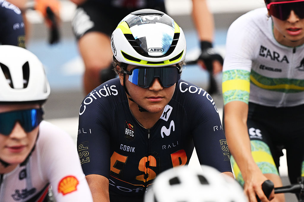 Winner Paula Ostiz during the junior women&#039;s road race