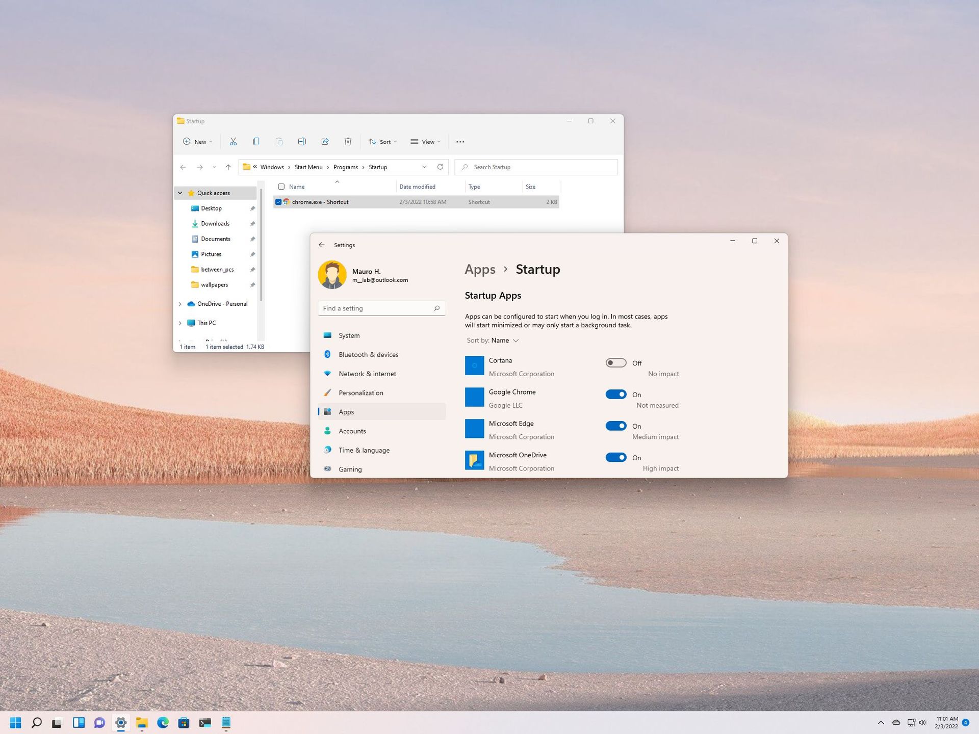 Enabling application