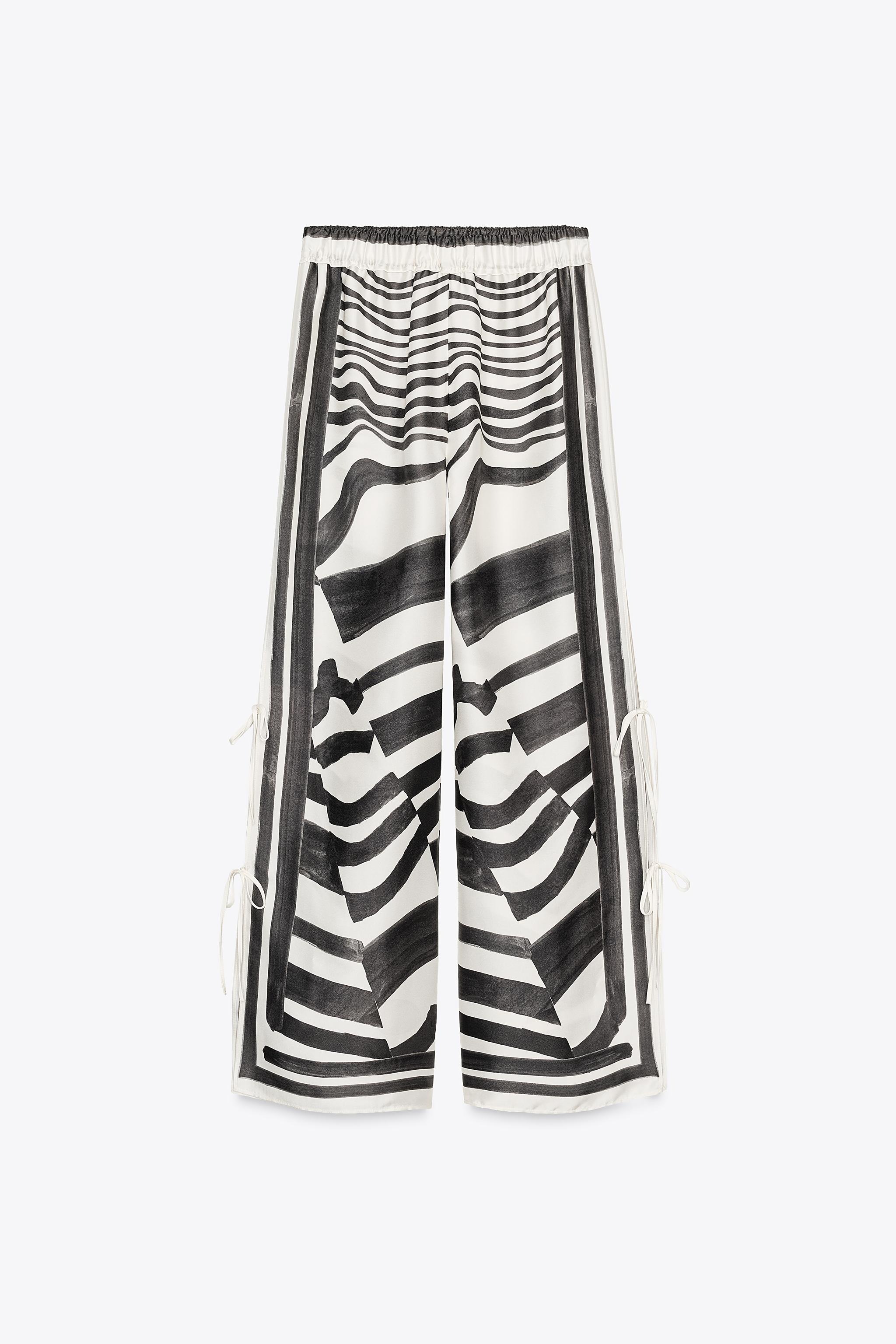 Zara, Printed Zw Collection Pants