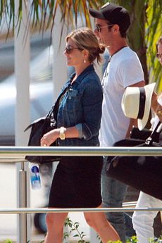 Jennifer Aniston and Justin Theroux in Mexico
