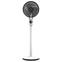 John Lewis Meaco Sefte 10" Pro 3-in-1 Pedestal Fan, White Charcoal
