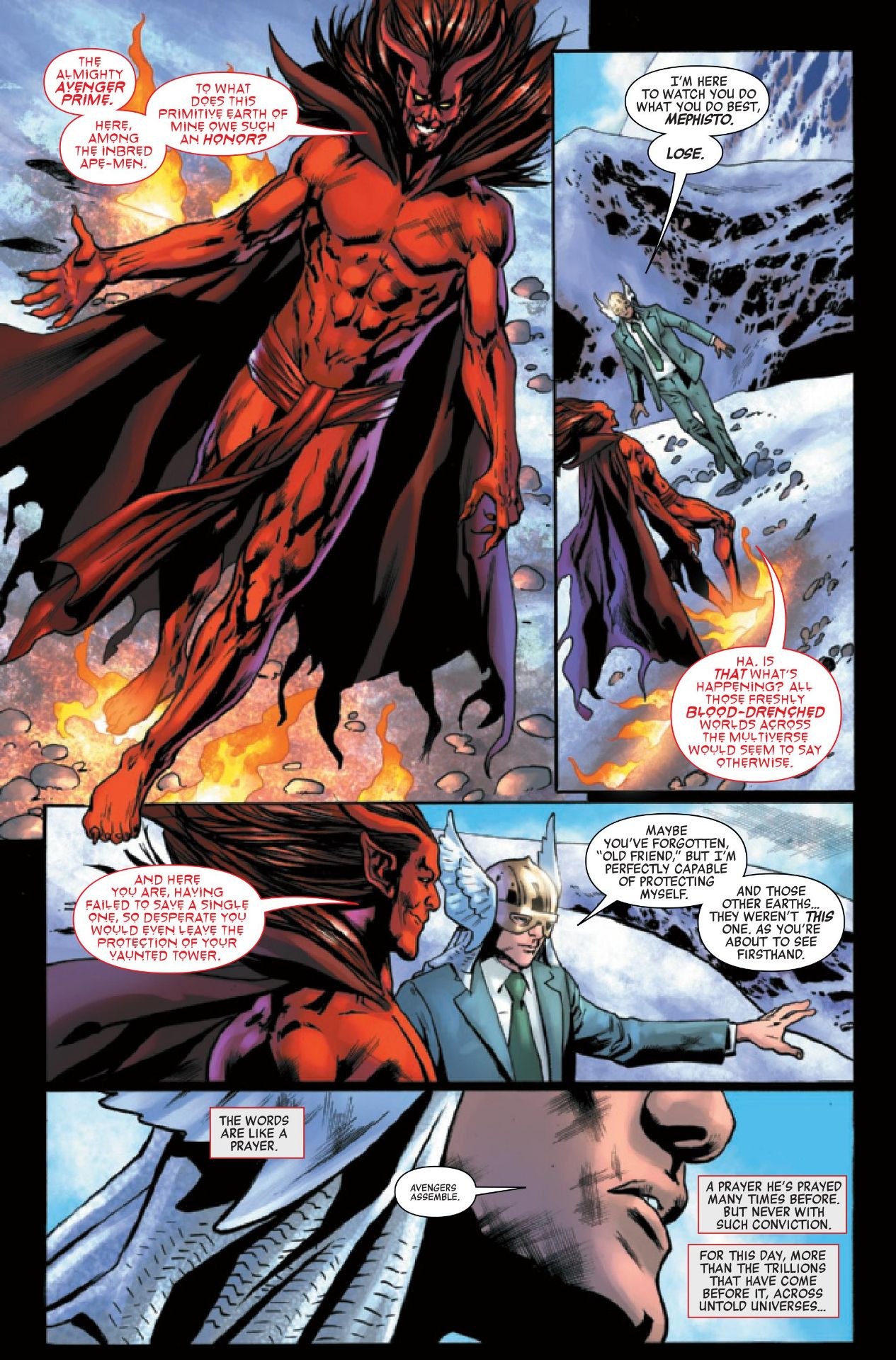 Avengers Assemble Alpha #1 art