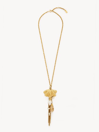 Chloé shell pendant necklace