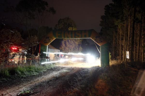 The finsh arch at night
