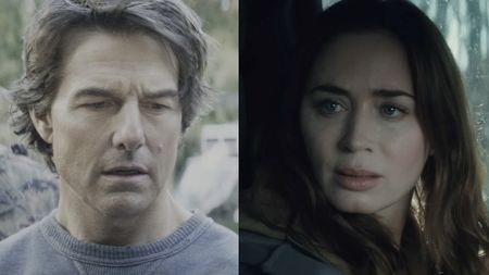Tom Cruise as Ethan Hunt in Mission: Impossible -- The Final reckoning, Emily Blunt in Disclosure Day.