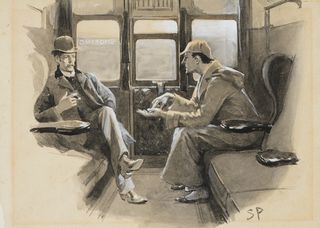 An original Sherlock Holmes manuscript, "The Adventure of Black Peter," is expected to sell at the Christie's auction for between $250,000 and $350,000.