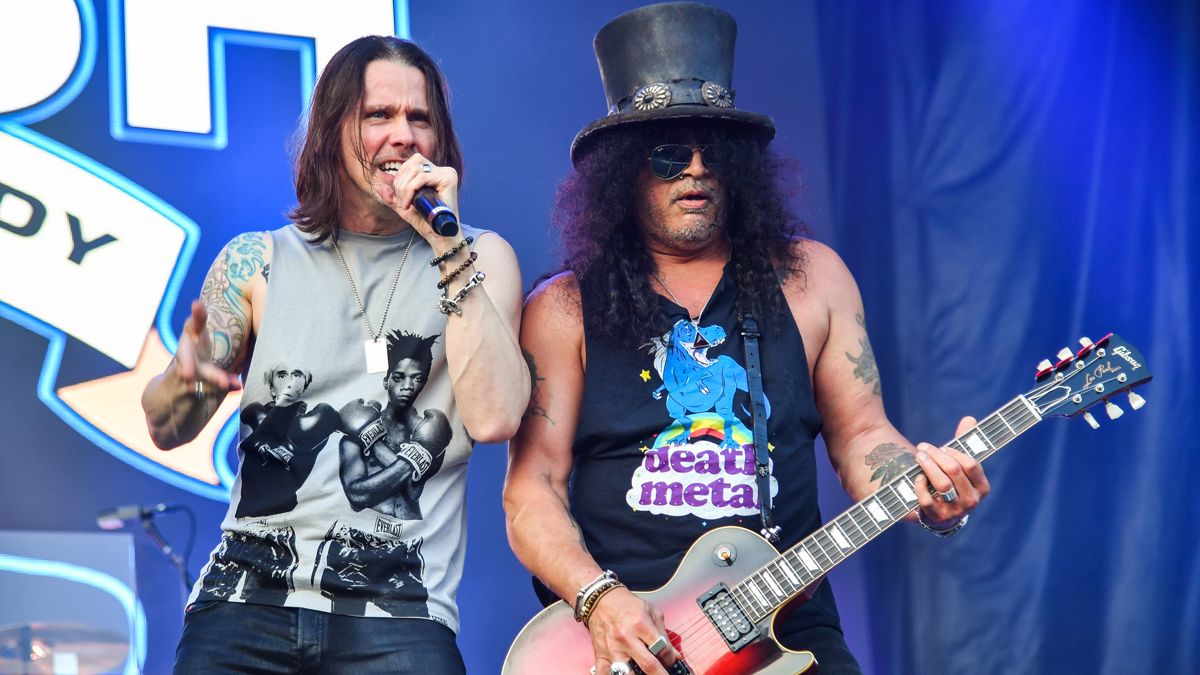 Myles Kennedy and Slash