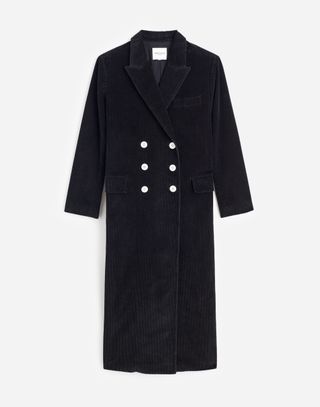 Madewell, Alexa Chung for Madewell Oversized Long Coat in Corduro