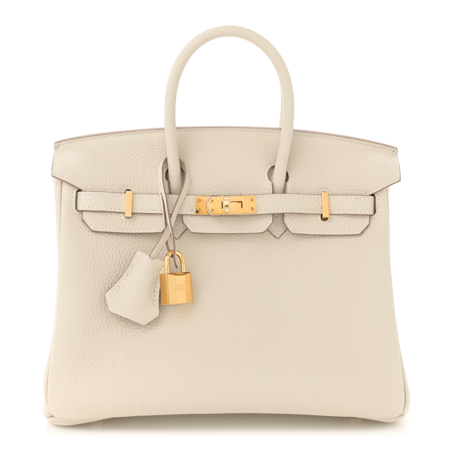 Pre-Owned Hermes Birkin 30 Handbag Light Epsom With Gold Hardware