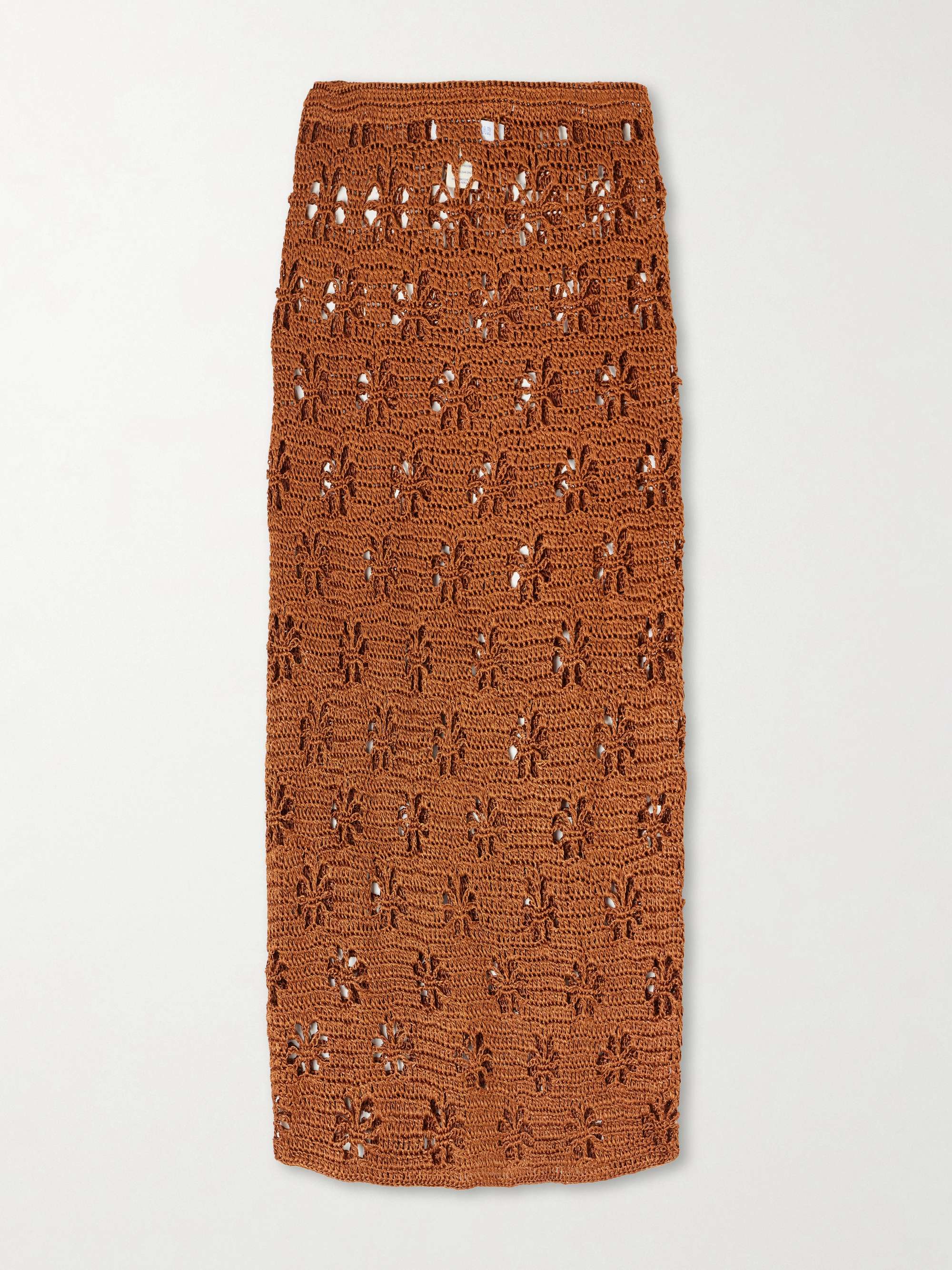 Crocheted Midi Skirt