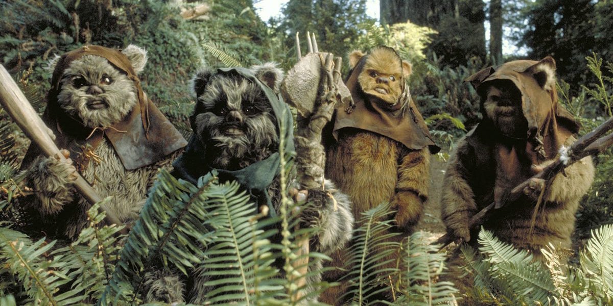 Ewoks in Star Wars: Return of the Jedi