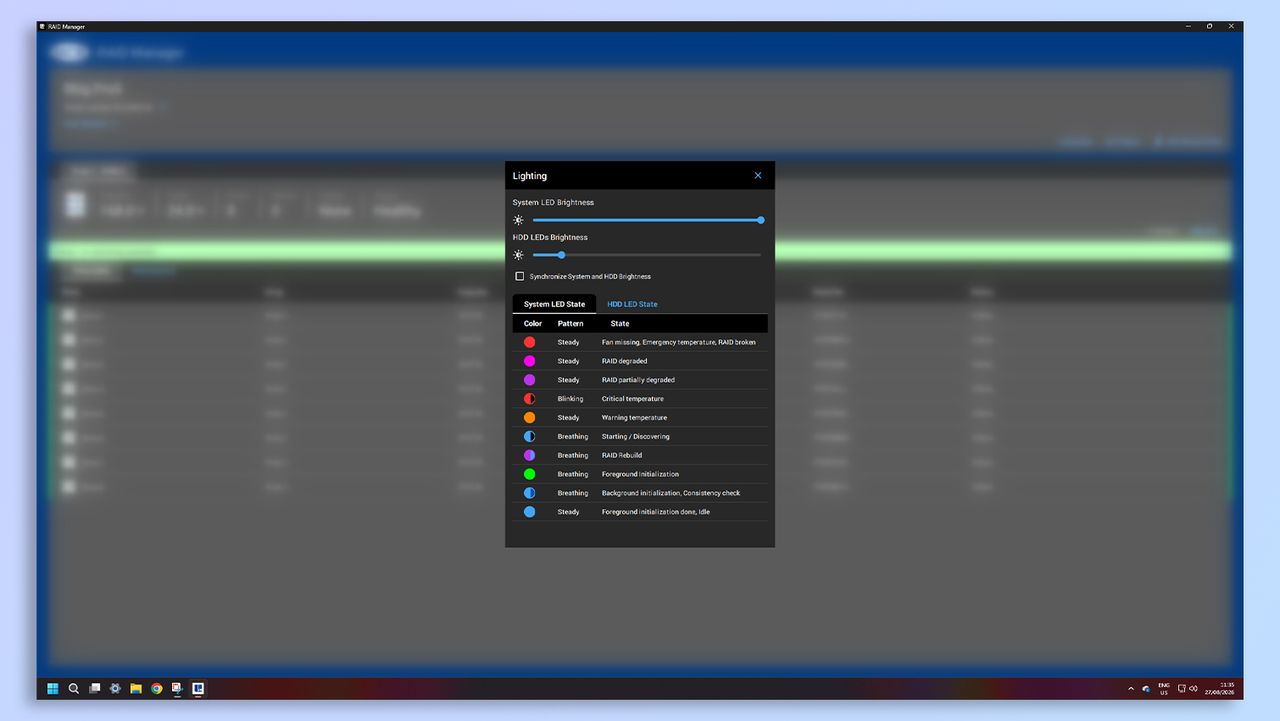 Seagate LaCie 8big Pro5 DAS screenshot