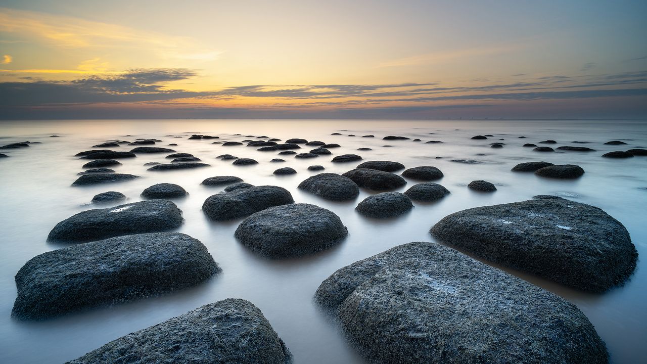 Photo of a seascape taken with a Viltrox AF 16mm f/1.8 FE lens