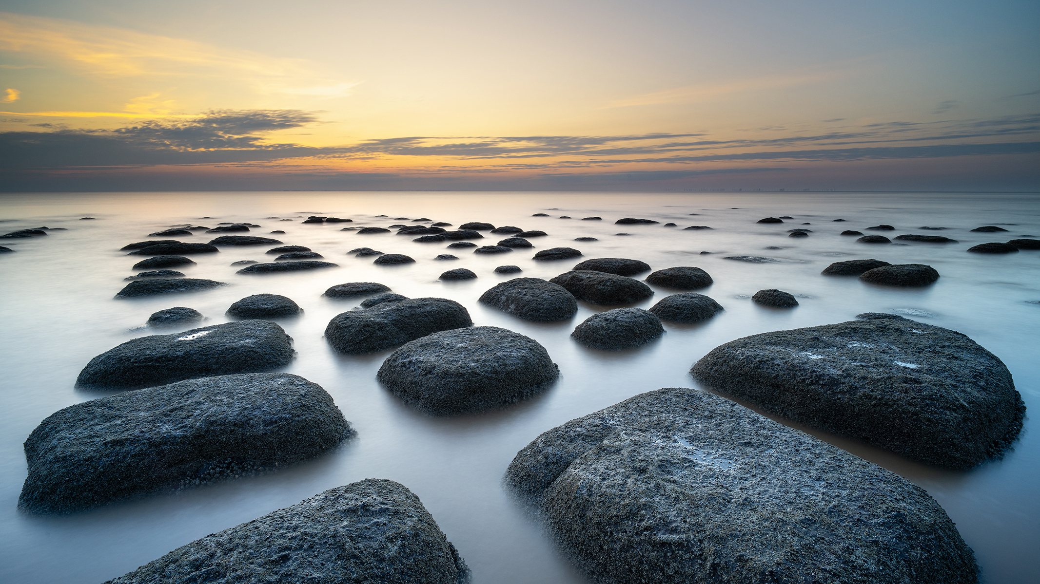 Photo of a seascape taken with a Viltrox AF 16mm f/1.8 FE lens