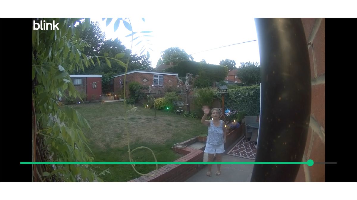 Footage from Blink Outdoor 2K+ security camera