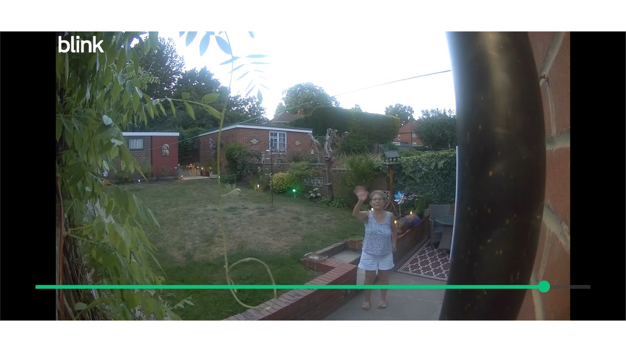 Footage from Blink Outdoor 2K+ security camera