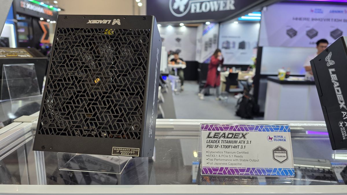 Super Flower Leadex PSUs, note the proprietary 9-pin universal "super connectors"