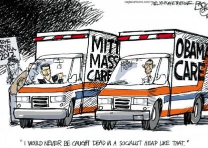 Mitt Romney at the wheel of health reform