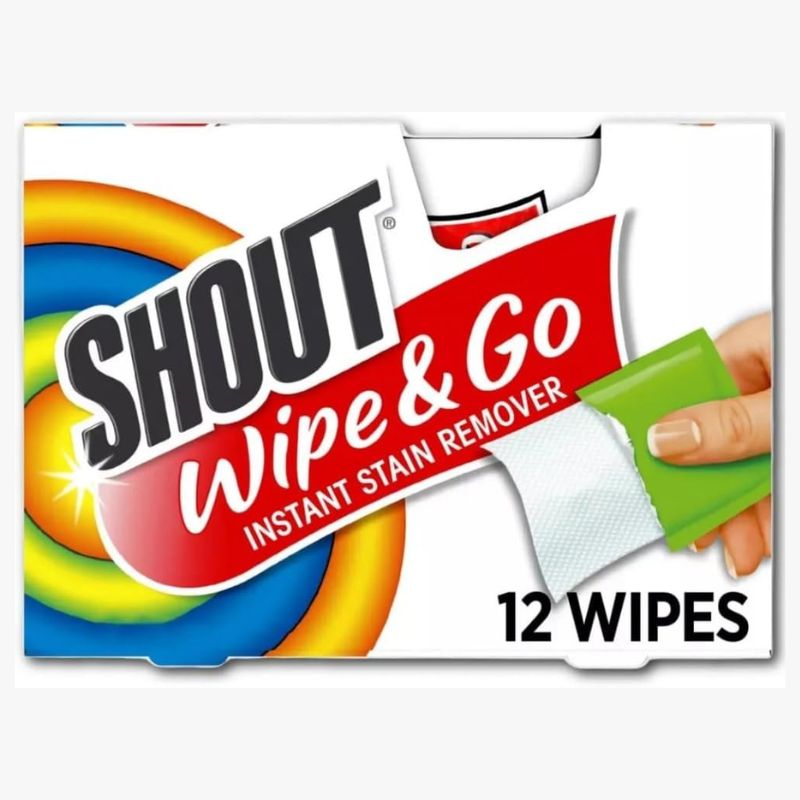 Trinny Woodall's favourite Shout stain remover wipes for clothing 