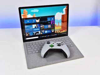 Even a Surface Laptop with Core i7, Iris Plus graphics and 16GB of RAM will struggle for high-end gaming.