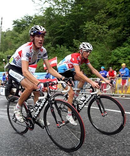 Andy and Fr&auml;nk Schleck (CSC-Saxo Bank)