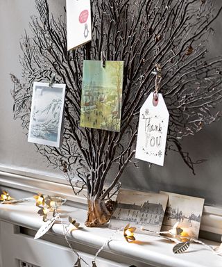 Christmas card display