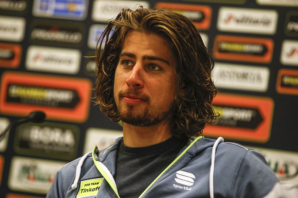 Peter Sagan (Tinkoff) at the Tirreno-Adriatico press conference